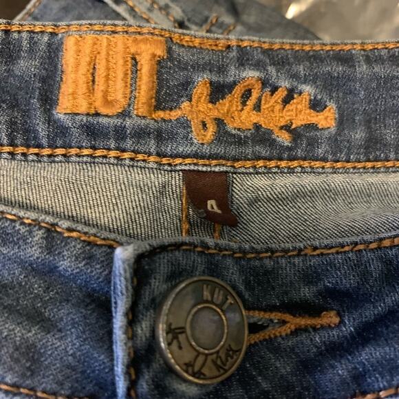 Kut From The Kloth Cropped Capri Jeans Size 4 Western Cowgirl Casual - Picture 4 of 4